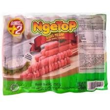Ngetop Sosis Ayam Merah 750 gr