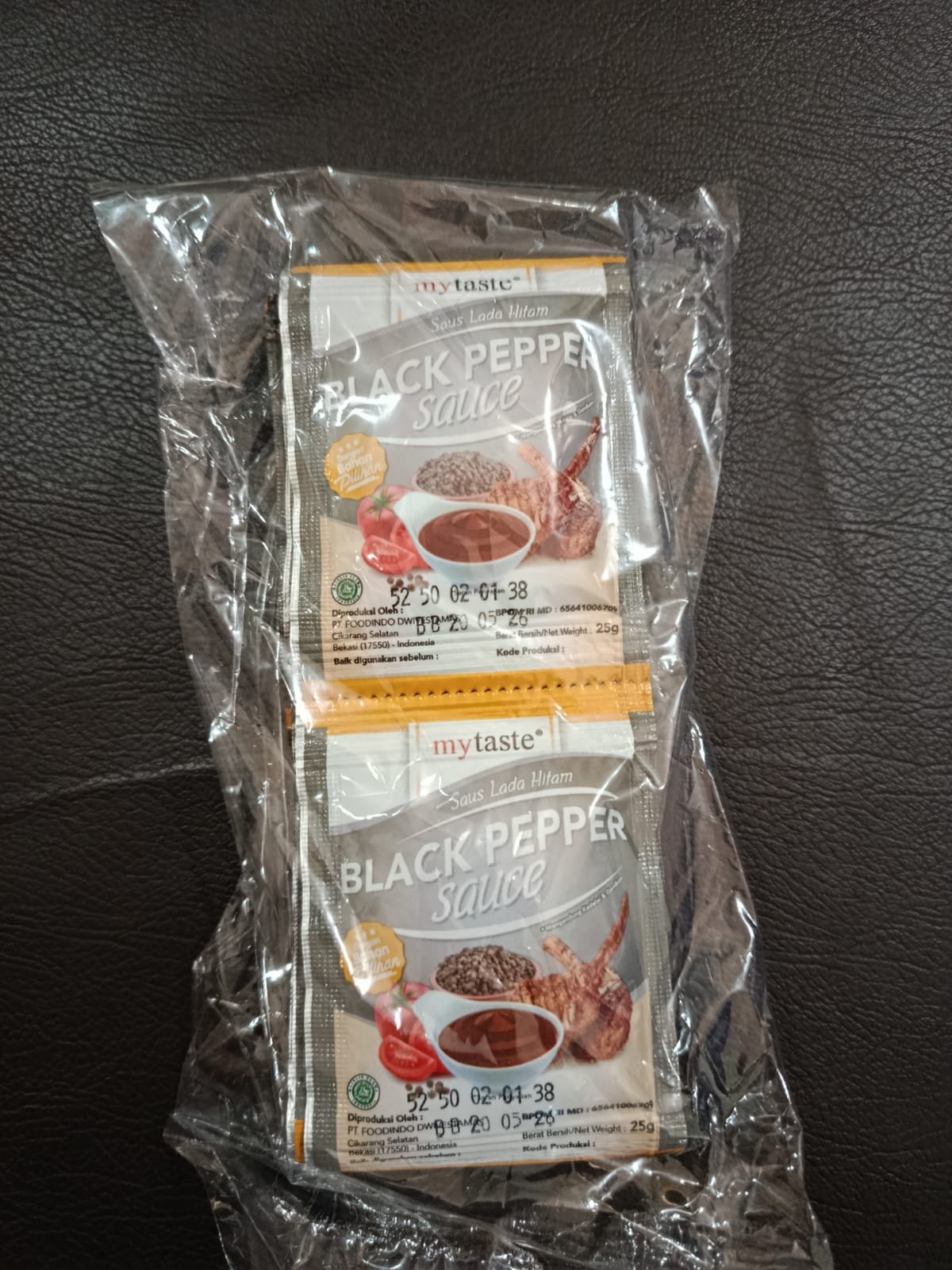My Taste Black Papper Sachet 25 gr